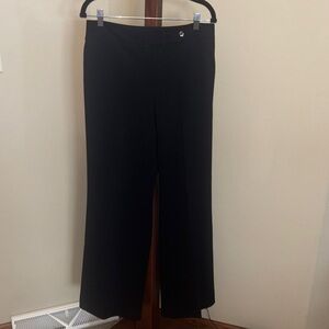 Calvin Klein Elegant Black Wide Leg Trousers